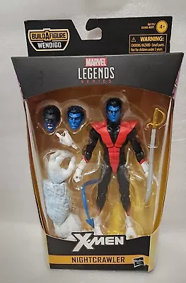 Hasbro Marvel Legends X-Men NIGHTCRAWLER NIB With Wendigo BAF  • $44.99