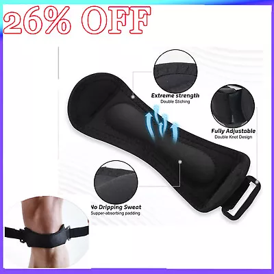 Knee Support Brace Strap Magnetic Neoprene Arthritis Pain Relief For Running UK • £3.72