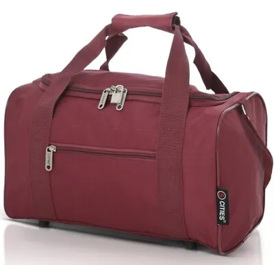 5 Cities Cabin Holdall Travel Flight Bag 40x20x25 Cm - Red • £30.96