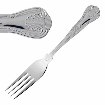 £14.47 • Buy Olympia Kings Table Fork In Silver Made Of 18 / 0 Stainless Steel