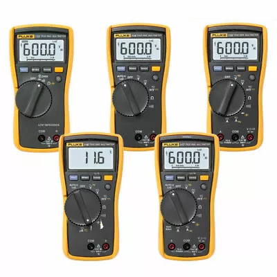 £228 • Buy Fluke 113|114|115|116|117 True RMS Digital Multimeters All With Test Leads