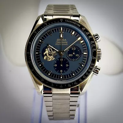 UNWORN Omega Speedmaster Apollo 11 50th Aniversary Moonwatch 310.20.42.50.01.001 • $15250