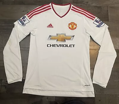 Martial Manchester United Jersey Barclays Men's Size Small Adidas Long Sleeve • $49.99