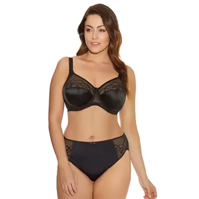 Elomi Cate Underwire Full Cup Banded Bra Black • $62