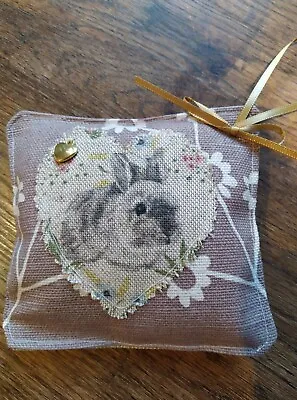 Vintage Floral Rabbit /Vanessa Arbuthnott  Linen Handmade Lavender Pillow GIFT* • £4.60