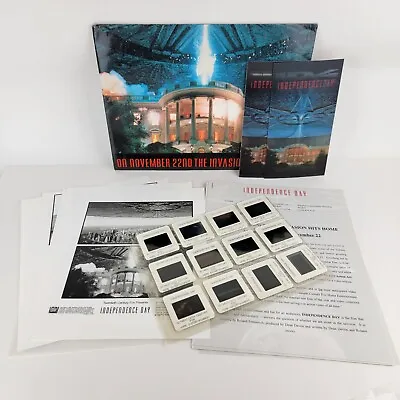 Independence Day Movie Press Kit Photographs Slides & More ID4 1996 • $69.99