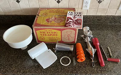 Vintage Victorio No 200 Food Strainer Tomato Sauce Juicer Puree Vintantonio • $99.99