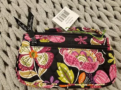 NWT VERA BRADLEY PIROUETTE PINK WRISTLET FLORAL Black Pink • $16