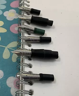 6 Vintage Esterbrook Fountain Pen Nibs Assorted • $9.99