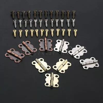 $2.77 • Buy 16mm*12mm Vintage Butterfly Cabinet Hinges Door Luggage Hinge Furniture Hardware