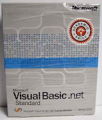 Microsoft Visual Basic .NET Standard 2003 • $19.95