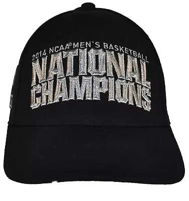 UCONN Huskies 2014 NCAA National Champions Black Nike Snapback Hat • $24.95