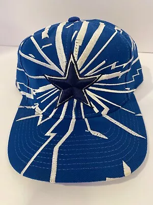 Vintage 90's Dallas Cowboys NFL Starter ProLine Shockwave Snapback Cap Used • $75