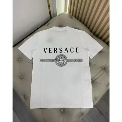 SALE!!Versace Unisex Logo T-Shirt Printed Fanmade Size S-5XL Multi Colors • $19.99