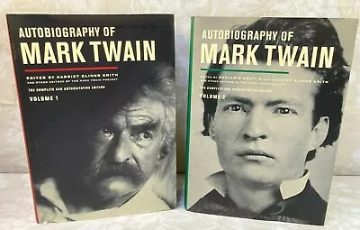 Autobiography Of Mark Twain Volumes 1 & 2 Edited By Harriet Smith 2010/2013 • $391.20