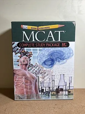 $39.99 • Buy MCAT Complete 10th Edition Study Package Exam Crackers 6 Books Set EUC