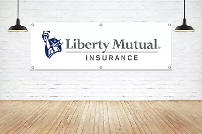 For LIBERTY MUTUAL INSURANCE Brand Exposure Vinyl Banner Sign Office Broker Agen • $49.99