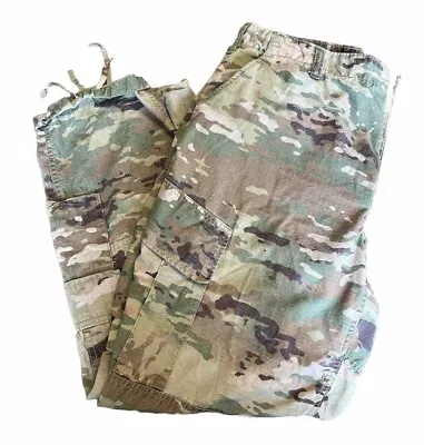 Vintage US Army Large 35-39 Woodland Camo Trousers Cargo Pants BDU Combat • $27