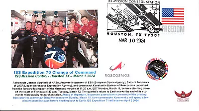 2024 ISS Expedition 70 Change Of Command Houston 10 March • $6