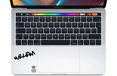 £1.99 • Buy Personalised Name Sticker Graffiti - Laptop Vinyl Decal Macbook Custom Touch Pad
