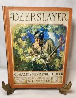 1953 The Deerslayer James Fenimore Cooper Scribner's N.C. Wyeth Illustrated Book • $23