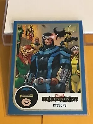 2022 UD Marvel Beginnings Base Blue Border #16 Cyclops Nice • $3.99