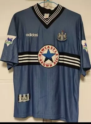 Shearer 1995-96 Newcastle Away Jersey • $125