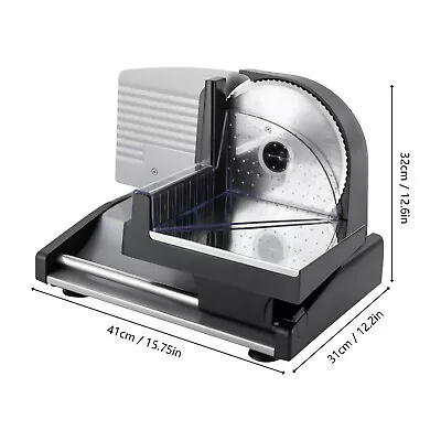 Food-grade Stainless Steel 200w Meat Slicer Bread Slicing Machine Fruit Cutter • $91