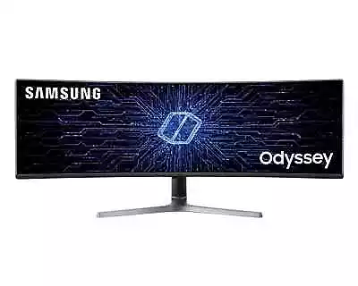 Samsung LC49RG90SSEXXY 49  CRG90 Curved QLED DQHD Gaming Monitor • $1266.70