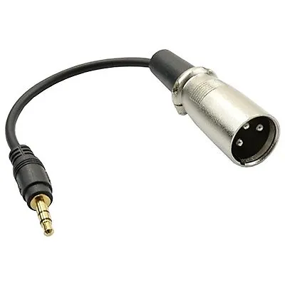  3.5mm (1/8 ) Stereo Mini Male TRS (PC/Laptop) To XLR (3 Pin)Male Audio Cable 6  • $8.97