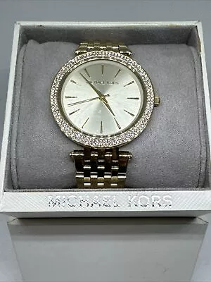 Michael Kors Darci MK3191 Women's Gold-Tone Stainless Steel Analog Watch YAY136 • $59.99