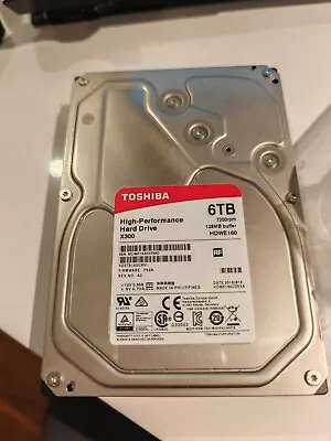 Toshiba X300 Performance - Hard Drive - 6 TB - Internal 3.5  - 128MB Buffer • £62