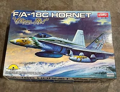 Academy F/A-18C Hornet “Chippy Ho!” 1/32 Scale Model Kit 2007 - NEW OPEN BOX - • $195