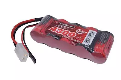 Rechargeable Battery Pack 6V 4300mAh SubC NiMH Tamiya Futaba Twin Lead Vapextech • £22.70