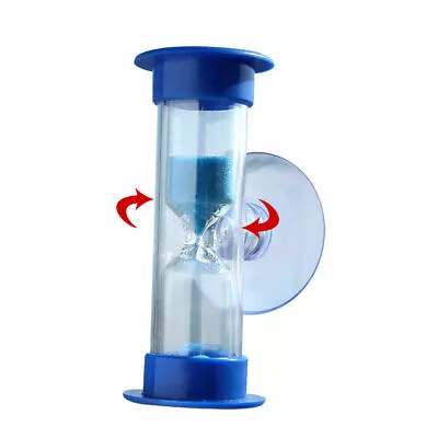 3 Min Minute Sand Egg Kitchen Timer Learning Hour Glass & Suction Cup • $12.99