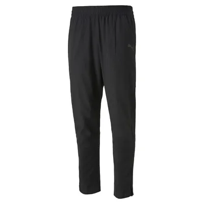 Puma Ultraweave S Running Athletic Pants Mens Black Casual Athletic Bottoms 5224 • $24.99