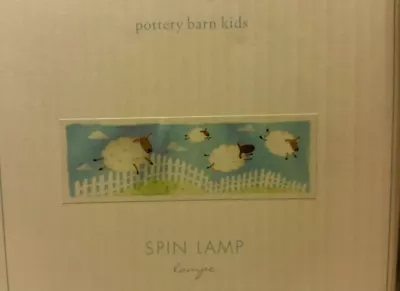 $69.95 • Buy Pottery Barn Kids Lamb Spin Lamp E26  Retired Model