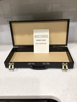 Bakelite Handle Mah Jongg Empty Case - Works & Super Nice Black Vintage 1980’s  • $39.99