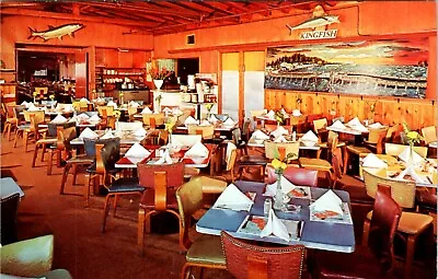 MCM Florida Restaurant Interior Mounted Fish Formica John's Pass  1962 -  A22 • $7.50