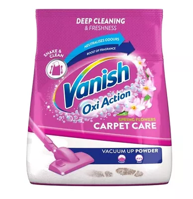 Vanish Oxi Action Gold Carpet & Rug Cleaner Moist Powder With 5x Benefits 650G • £14.99