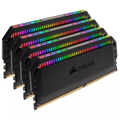 (LS) Corsair Dominator Platinum RGB 32GB (4x8GB) DDR4 3200MHz CL16 DIMM Unbuffer • $456.33