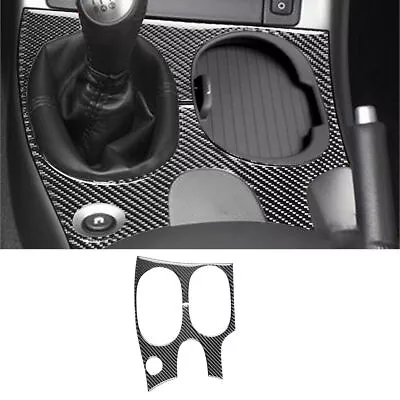 For Chevrolet Corvette C6 Carbon Fiber Interior Console Gear Shift Cover Trim 1* • $31.76