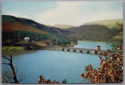 Garreg Ddu Bridge Radnorshire Wales Vintage Postcard Postmark 1974 • £5