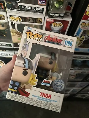 Marvel Avengers Thor With Pin Funko POP! Vinyl (Special Edition) #1190 • £11.99