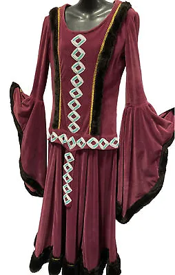 Superb Medieval Queen   Ballgown & Headdress Size 10/12 • £200