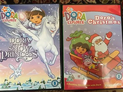 £3.74 • Buy Dora The Explorer - Christmas Party And Saves The Snow Princess (DVD 2 Disc Set)