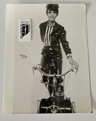 AUDREY HEPBURN 1967 Mary Quant Black Vinyl Kit Photo Marie-Claire Credits (1/1) • $544.64