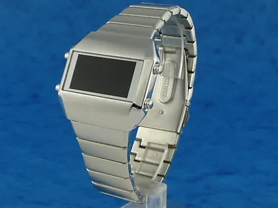 SILVER Rare Old Vintage 70s 1970s Style LED LCD DIGITAL Retro Watch Sts • $62.22