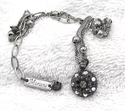 MARIANA GUARDIAN ANGEL SWAROVSKI CRYSTALS FLOWER Necklace Pendant Gift  • $49
