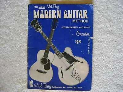 MEL BAY MODERN GUITAR METHOD / Grade 1 Basic (Paperback 1972) • $8.99